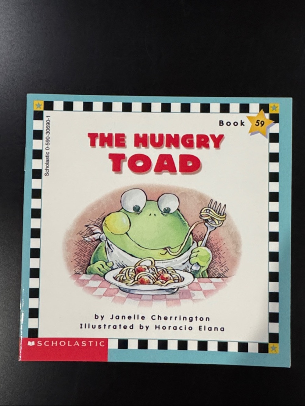 Scholastic Phonics Readers Book #59: The Hungry Toad - Vintage Children’s Book